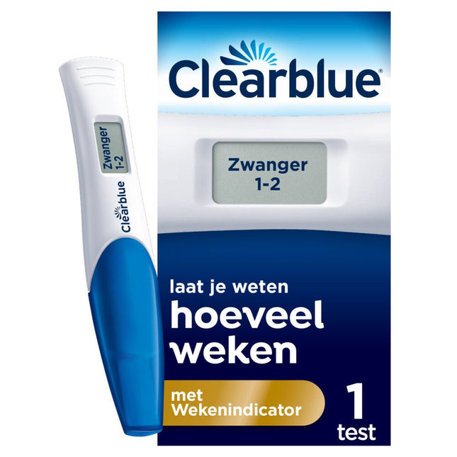Clearblue Zwangerschapstest Met Wekenindicator - Clearblue - Babywinkel - 8700216299763