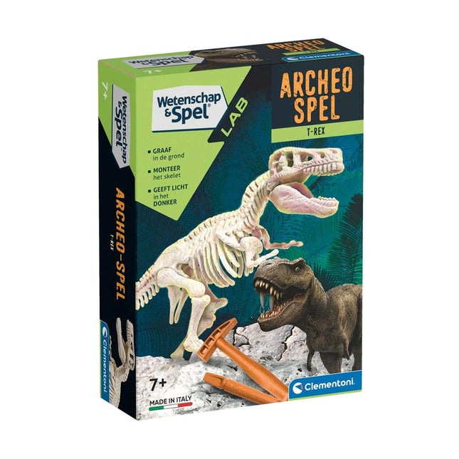 Clementoni Archeospel T - rex Fluor 7+ - Babywinkel - 8005125666959