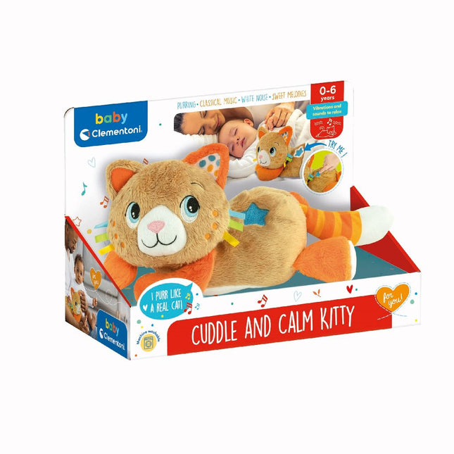 Clementoni Baby Kitty Cat Calming Plush koop je bij Babywinkel