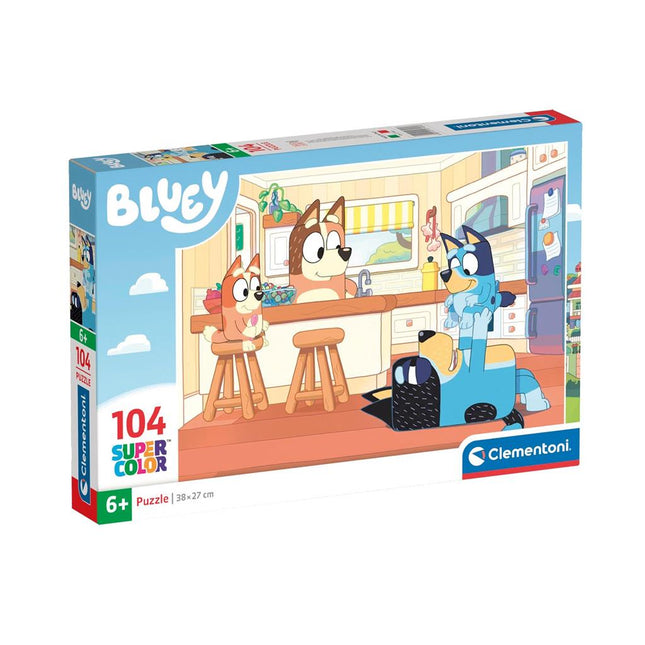 Clementoni Bluey Puzzel 104st. - Babywinkel - 8005125271696