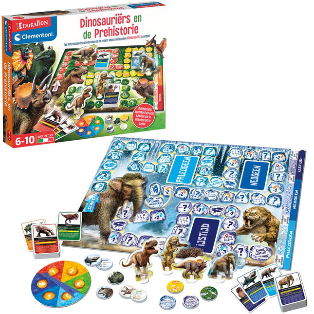 Clementoni Spelletje Dinosaurus En Prehistorie Kennis koop je bij Babywinkel