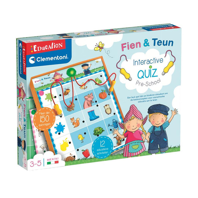 Clementoni Leerspel Fien En Teun Quizzy - Babywinkel - 8005125811687