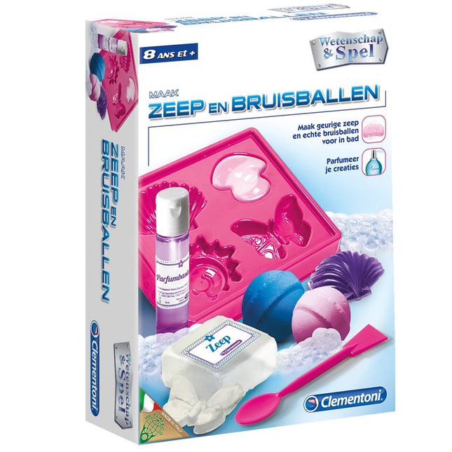 Clementoni Speelgoed Laboratorium Bruisballen En Zeep Maken 4 Delig koop je bij Babywinkel