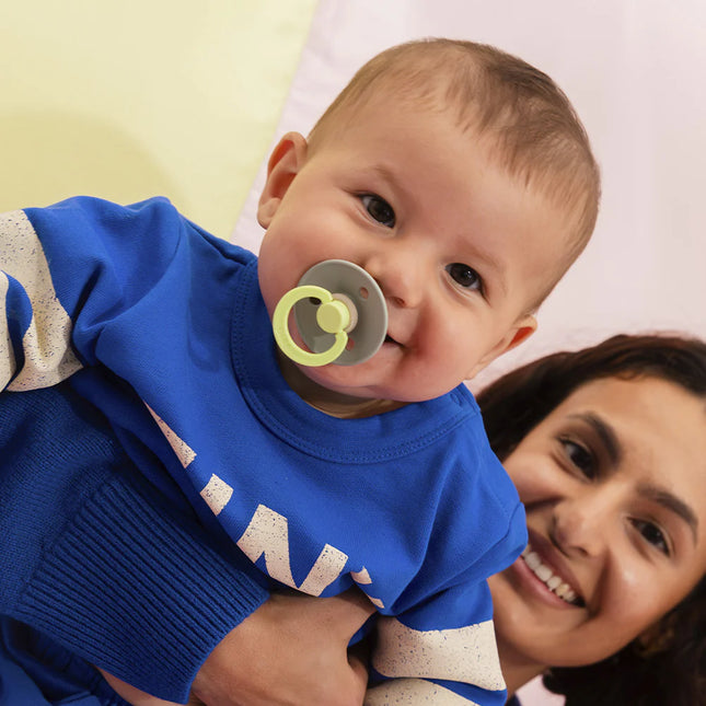 <tc>BIBS</tc> Ciuccio a tettarella Studio Fusion 2 confezioni Salvia/Cacciatore verde Taglia 1