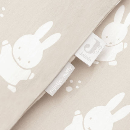 Dekbedovertrek met sloop 100x140cm Miffy & Snuffy - Nougat - Babywinkel - 8717329378834