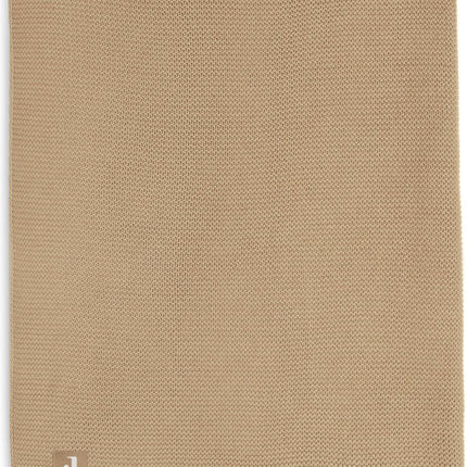 Deken Ledikant 100x150cm Basic Knit - Biscuit - Babywinkel - 8717329368071
