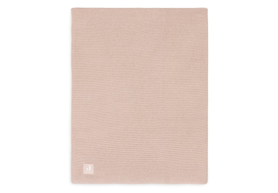 Deken Ledikant 100x150cm Basic Knit - Wild Rose - Babywinkel - 8717329377288