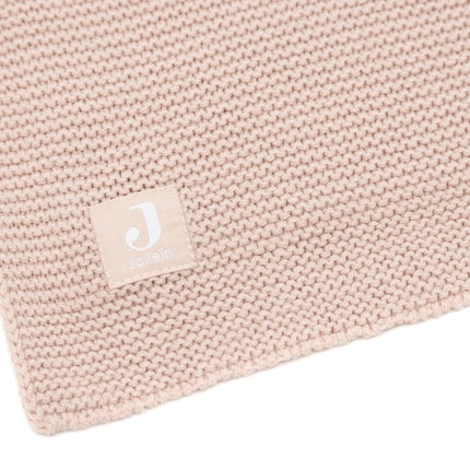 Deken Ledikant 100x150cm Basic Knit - Wild Rose - Babywinkel - 8717329377288