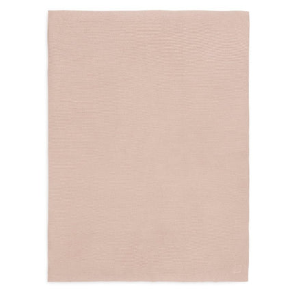Deken Ledikant 100x150cm Basic Knit - Wild Rose - Babywinkel - 8717329377288