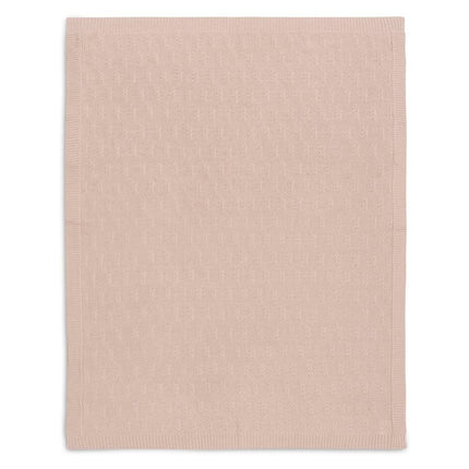 Deken Ledikant 100x150cm Grain Knit - Wild Rose - Babywinkel - 8717329377585