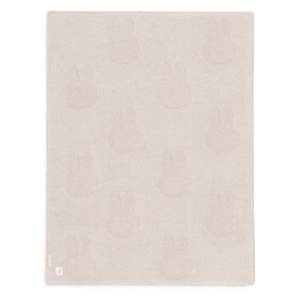 Deken Ledikant 100x150cm Miffy - Nougat/Coral Fleece - Babywinkel - 8717329379077