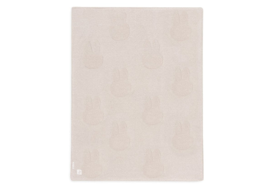 Deken Ledikant 100x150cm Miffy - Nougat/Coral Fleece - Babywinkel - 8717329379077
