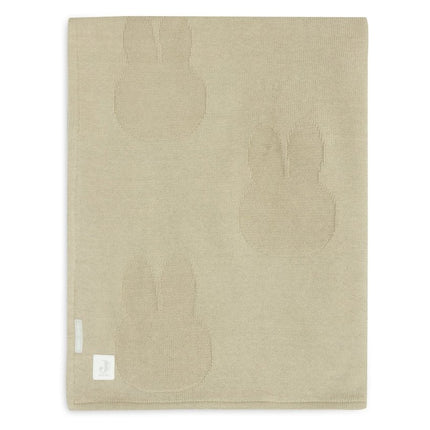 Deken Ledikant 100x150cm Miffy - Olive Green/Coral Fleece - Babywinkel - 8717329379053