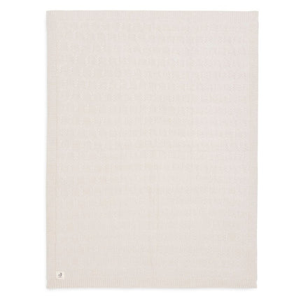 Deken Wieg 75x100cm Grain Knit - Oatmeal - Babywinkel - 8717329377622