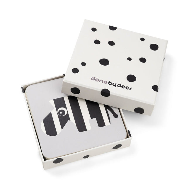Done by Deer Box Speeltje Contrastkaarten Elphee koop je bij Babywinkel