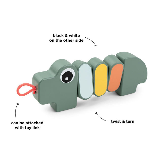 Done by Deer Educatief Speelgoed Twist & Turn Croco Green koop je bij Babywinkel