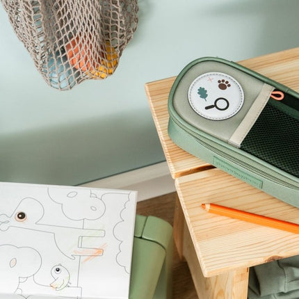 Done By Deer Pennen Etui Tiny Trails Green koop je bij Babywinkel