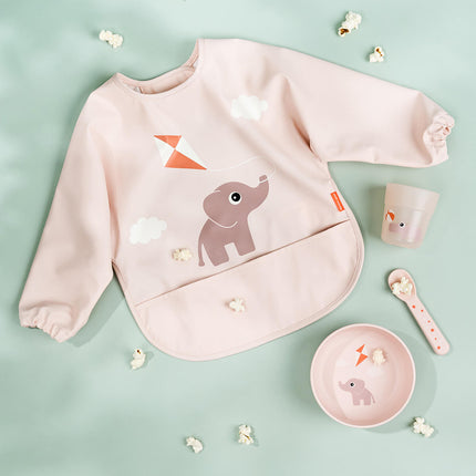 Done by Deer Slabbetje Playgrond Powder met Mouwen - Done by Deer - Babywinkel - 5712643053644