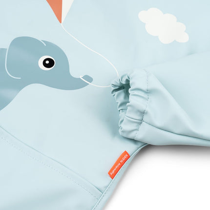 Done by Deer Slabbetje Playground Blue met Mouwen - Done by Deer - Babywinkel - 5712643053675