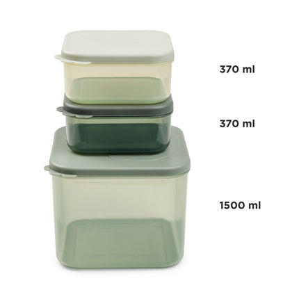 Done by Deer Snackbakje Set L Elphee Green 3st - Done by Deer - Babywinkel - 5712643044970
