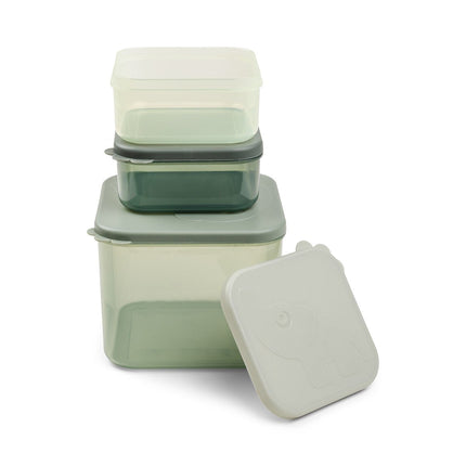 Done by Deer Snackbakje Set L Elphee Green 3st - Done by Deer - Babywinkel - 5712643044970