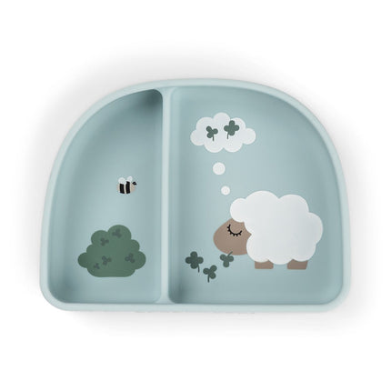 Done By Deer Stick&Stay Vakjes Kom Tiny Farm Blue koop je bij Babywinkel