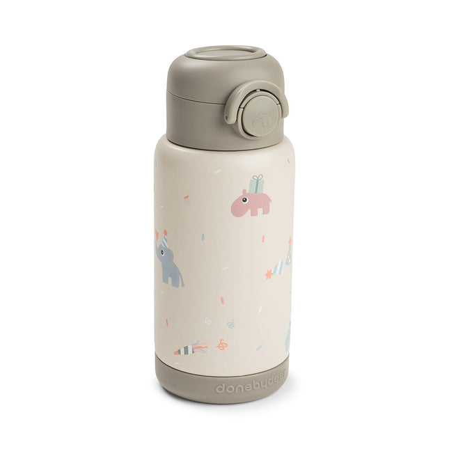 Done by Deer Thermos Rietjesfles Celebration Sand 340ml koop je bij Babywinkel