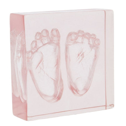 Dooky Fotolijst Crystal Memories 2D Hand Voet Afdruk 10X10Cm - Dooky - Babywinkel - 5038278013526