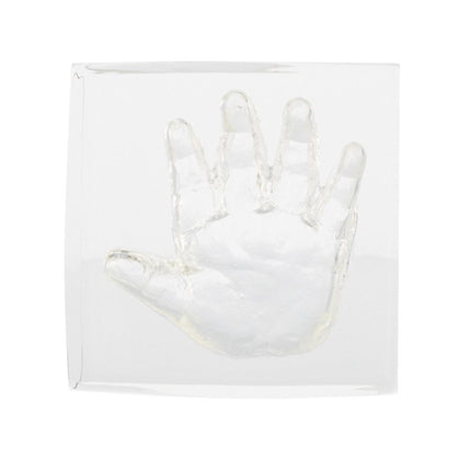 Dooky Fotolijst Crystal Memories 2D Hand Voet Afdruk 10X10Cm - Dooky - Babywinkel - 5038278013526