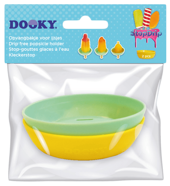 Dooky Kinder Servies Geel - Mint 2st Stop Drip koop je bij Babywinkel