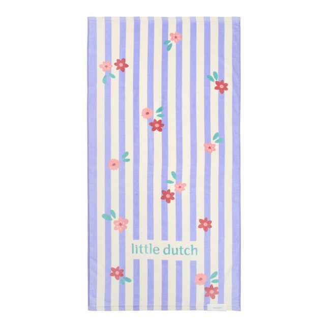 Dreamy Purple Stripe Handdoek koop je bij Babywinkel