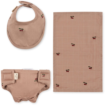 Konges Sløjd Set di vestiti per bambole Cherry Blush