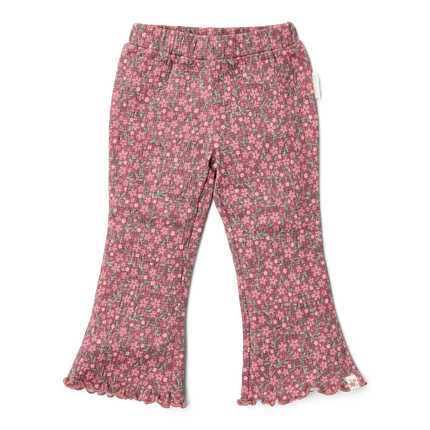 Pantaloni svasati Rouge Flower