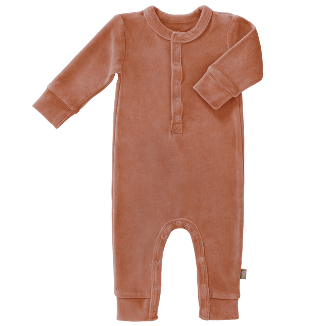 Fresk Baby Pyjama Velours Ash Rose koop je bij Babywinkel