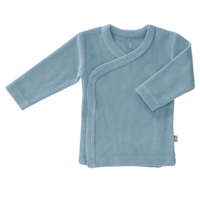 Fresk Baby Vestje Velours Blue Fog - Fresk - Babywinkel - 8720574694352