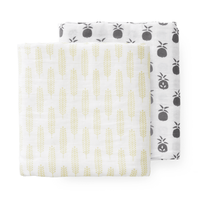 Fresk Hydrofiele Doek Pineapple 70x60cm 2st koop je bij Babywinkel