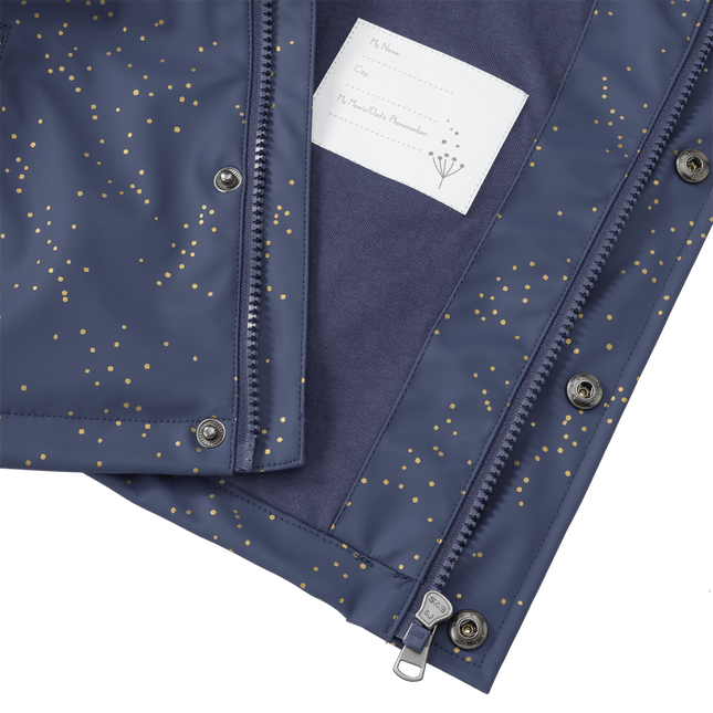 Fresk Regenjas Indigo Dots koop je bij Babywinkel