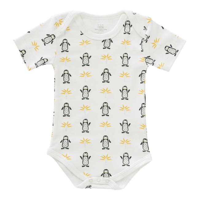 Fresk Romper Korte Mouw Pinguin - Fresk - Babywinkel - 8719638237444