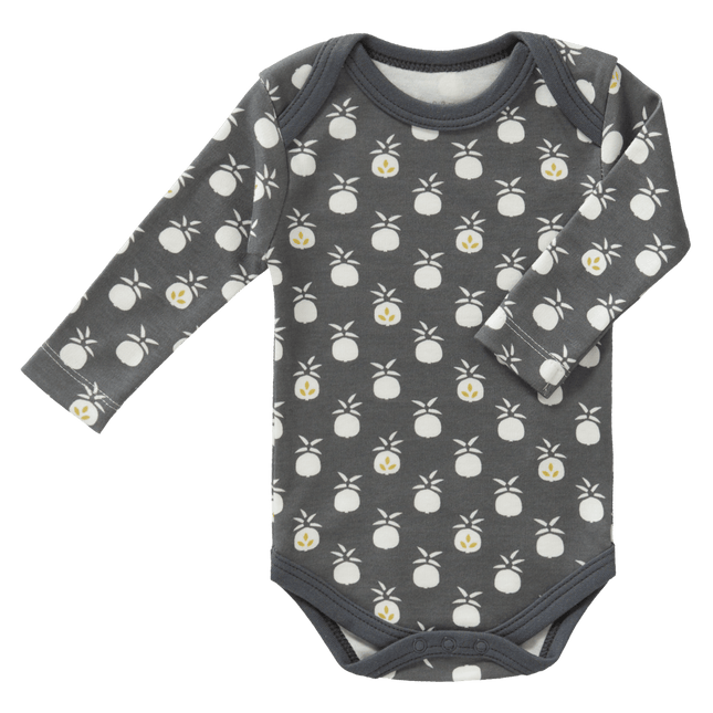 Fresk Romper Lange Mouw Pineapple Antraciet koop je bij Babywinkel