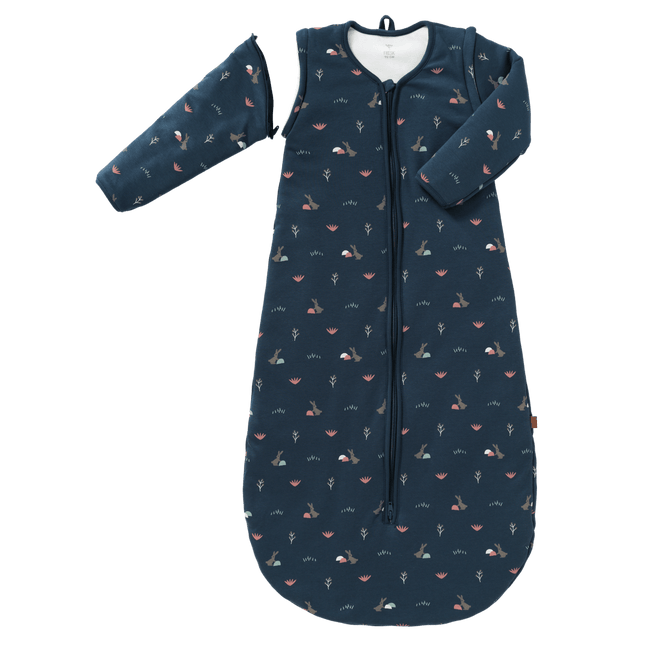 Fresk Slaapzak Baby Rabbit Met Afritsbare Mouw Mood Indigo 90cm koop je bij Babywinkel