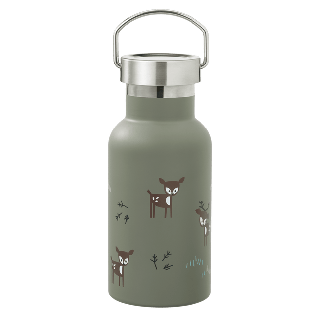 Fresk Thermosfles Deer Olive 350ml - Fresk - Babywinkel - 8720574694888