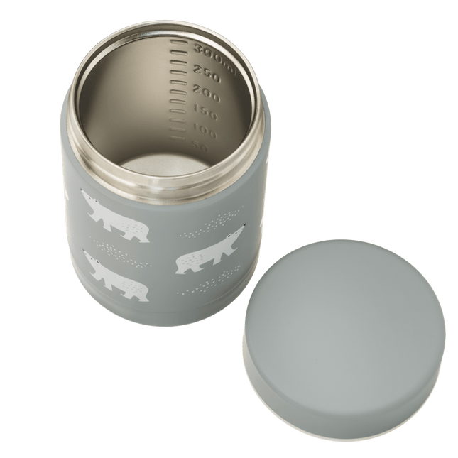 Fresk Thermosfles Food Jar Polar Bear 300ml - Fresk - Babywinkel - 8720088957912