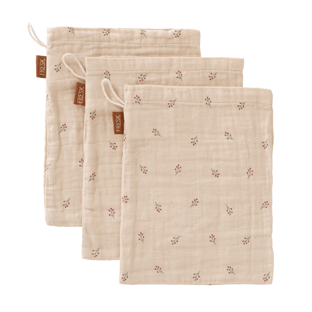 Fresk Washandje Berries Set 3St - Fresk - Babywinkel - 8720874453420