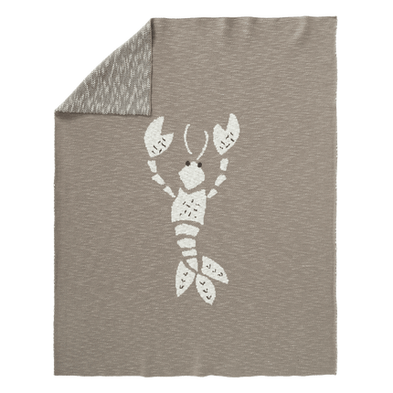 Fresk Wiegdeken Gebreid Lobster Grey 80x100cm - Fresk - Babywinkel - 8719638235655