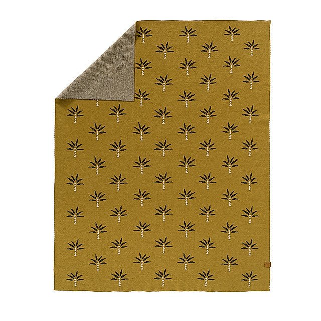 Fresk Wiegdeken Gebreid Palmtree 80x100cm - Fresk - Babywinkel - 8720088956540