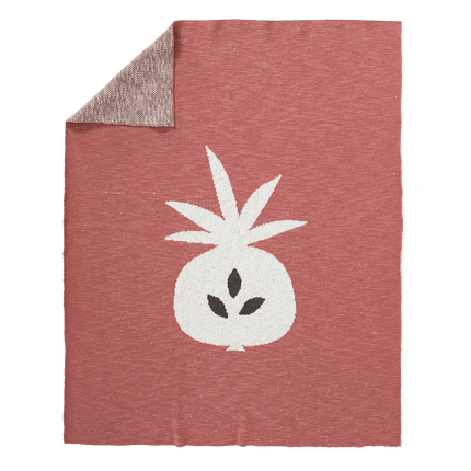 Fresk Wiegdeken Gebreid Pineapple Ocher 80x100cm - Fresk - Babywinkel - 8719638235679