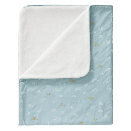 Fresk Wiegdeken Rainbow Ether Blue 80x100cm - Fresk - Babywinkel - 8719638232555
