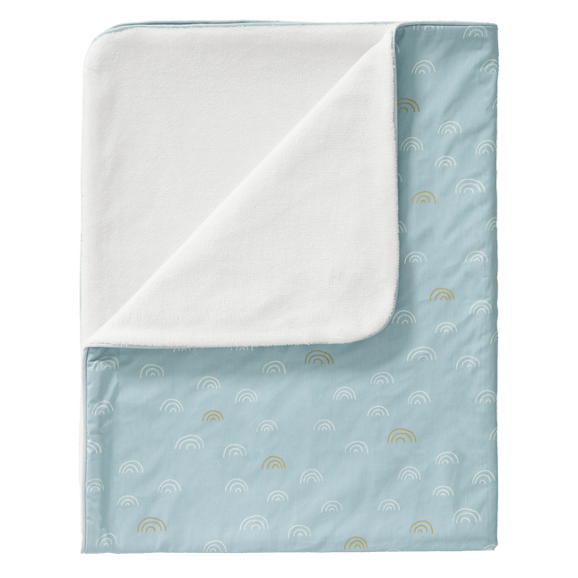 Fresk Wiegdeken Rainbow Ether Blue 80x100cm - Fresk - Babywinkel - 8719638232555