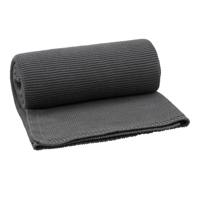 Fresk Wiegdeken Uni Dark Grey 80x100cm - Fresk - Babywinkel - 8720088956441