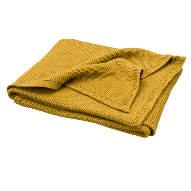 Fresk Wiegdeken Uni Mustard 80x100cm - Fresk - Babywinkel - 8720088956434